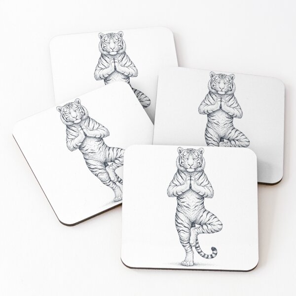Item preview, Vintage Tiger Yoga Tree Pose Animal Lover designed and sold by TerryConnells.