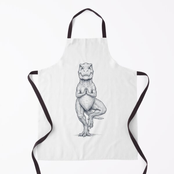Item preview, Vintage T Rex Dinosaur Yoga Tree Pose Animal Lover designed and sold by TerryConnells.