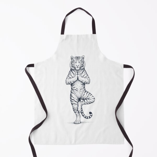 Item preview, Vintage Tiger Yoga Tree Pose Animal Lover designed and sold by TerryConnells.