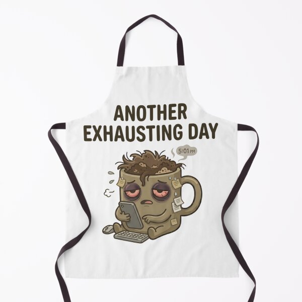 Item preview, Funny Coffee Another Exhausting Day T-Shirt – Office Burnout Meme designed and sold by DIRTYSKETCHH.