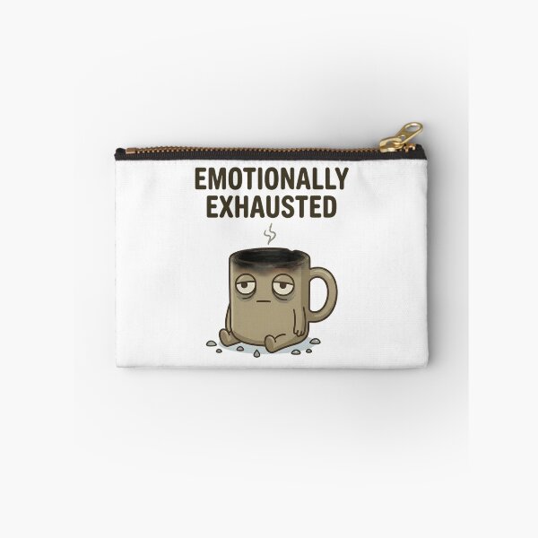 Item preview, Funny Coffee Emotionally Exhausted T-Shirt – Relatable Meme Humor designed and sold by DIRTYSKETCHH.