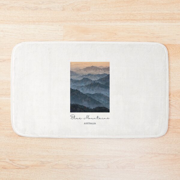 Item preview, Blue Mountains Australia Landscape Poster - Vintage Souvenir designed and sold by twentytwo ART souvenir designs.