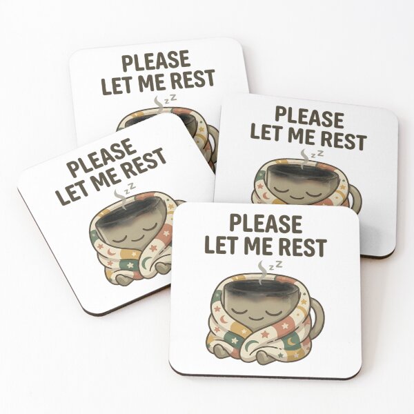 Item preview, Funny Coffee Please Let Me Rest T-Shirt – Cozy Burnout Meme designed and sold by DIRTYSKETCHH.