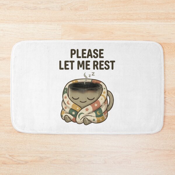 Item preview, Funny Coffee Please Let Me Rest T-Shirt – Cozy Burnout Meme designed and sold by DIRTYSKETCHH.