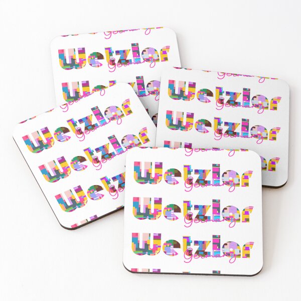 Item preview, Wetzlar, Germany, Vibrant Abstract City Typography Art designed and sold by Wanderful-roads.