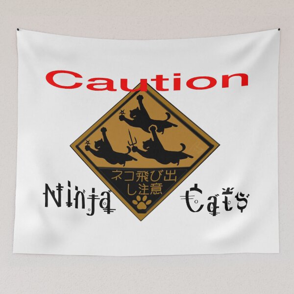 Item preview, Ninja Cats Crossing designed and sold by Calimon.