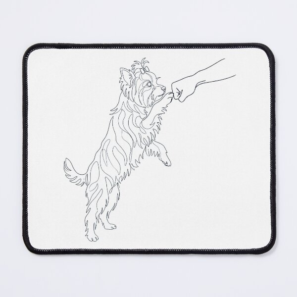 Item preview, Vintage Yorkshire Terrier Paw Friend Dog Mom Dad Lover designed and sold by DoodleTortle.