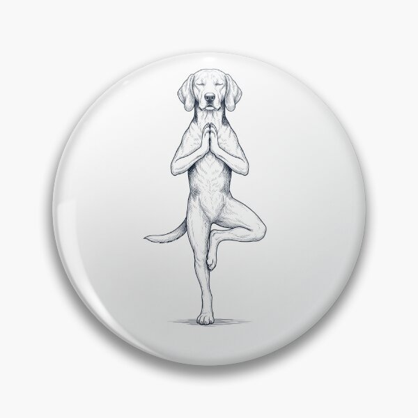 Item preview, Vintage Treeing Walker Coonhound Yoga Tree Pose Dog Mom Lover designed and sold by TerryConnells.