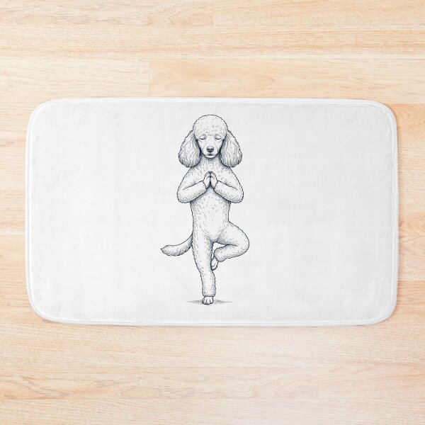 Item preview, Vintage Toy Poodle Yoga Tree Pose Dog Mom Lover designed and sold by TerryConnells.