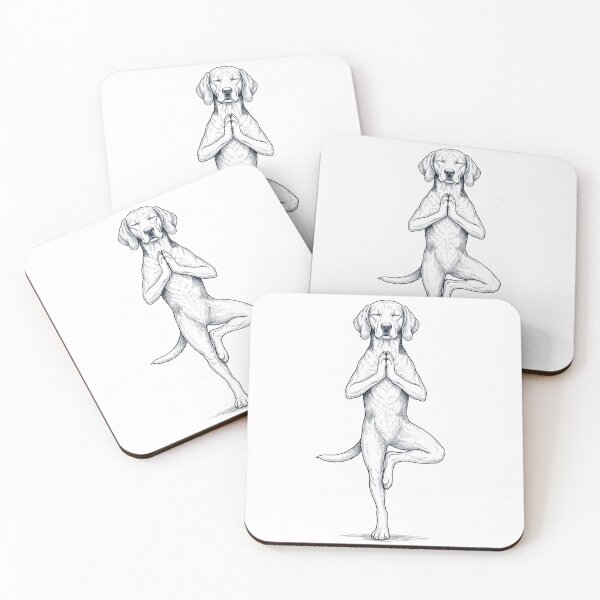 Item preview, Vintage Treeing Walker Coonhound Yoga Tree Pose Dog Mom Lover designed and sold by TerryConnells.
