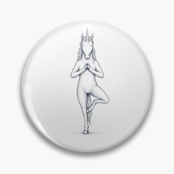 Item preview, Vintage Unicorn Yoga Tree Pose Animal Lover designed and sold by TerryConnells.