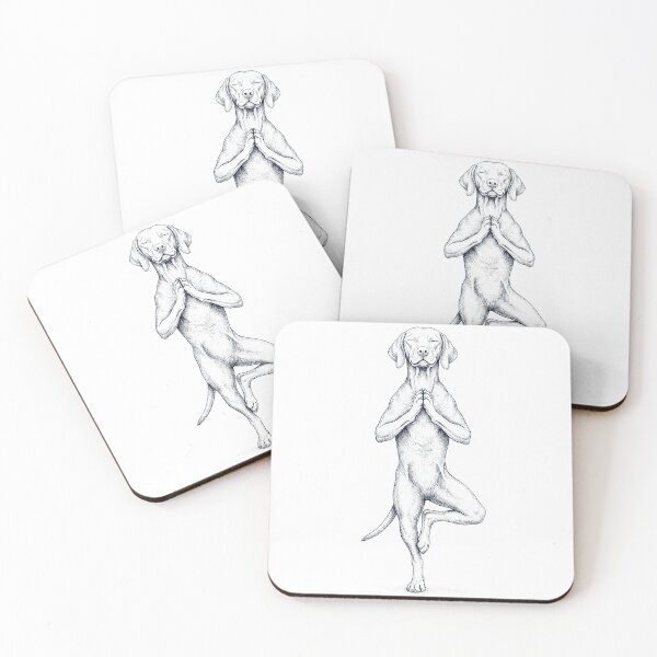 Item preview, Vintage Vizsla Yoga Tree Pose Dog Mom Lover designed and sold by TerryConnells.