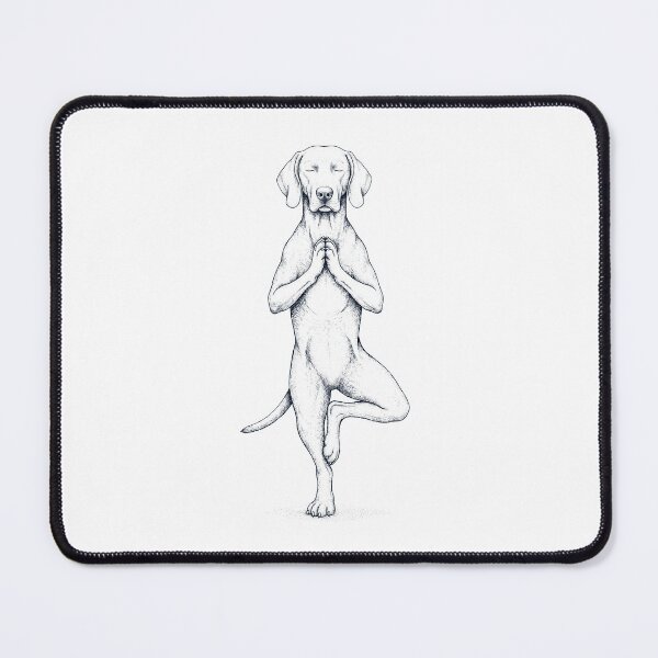 Item preview, Vintage Weimaraner Yoga Tree Pose Dog Mom Lover designed and sold by TerryConnells.