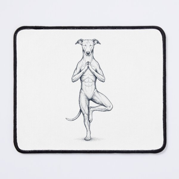 Item preview, Vintage Whippet Yoga Tree Pose Dog Mom Lover designed and sold by TerryConnells.