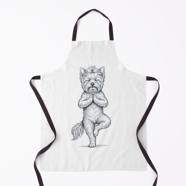Item preview, Vintage Yorkshire Terrier Yoga Tree Pose Dog Mom Lover designed and sold by TerryConnells.