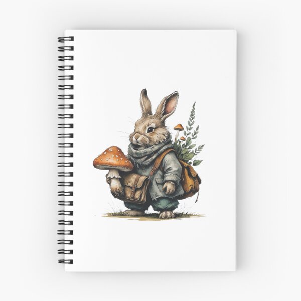 Item preview, Whimsical Woodland Bunny Explorer designed and sold by AQUILAKREO.