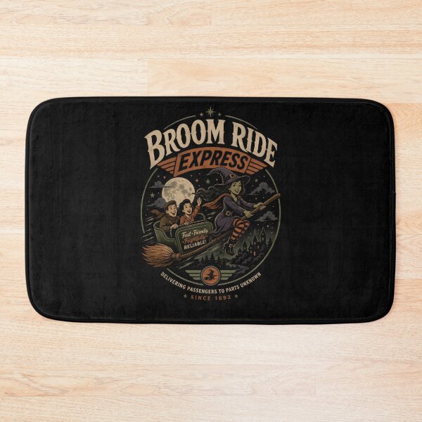 Item preview, Broom Ride Express designed and sold by CreativePrints3.