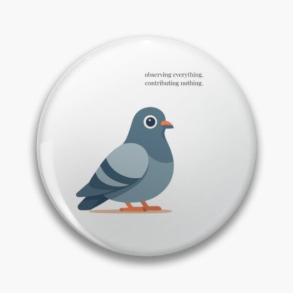 Item preview, All Knowing Pidgeon designed and sold by dasaimee.