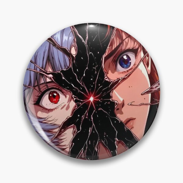 Item preview, Rei Ayanami & Asuka Langley Broken Reality | Evangelion Anime Art designed and sold by Dyan4.