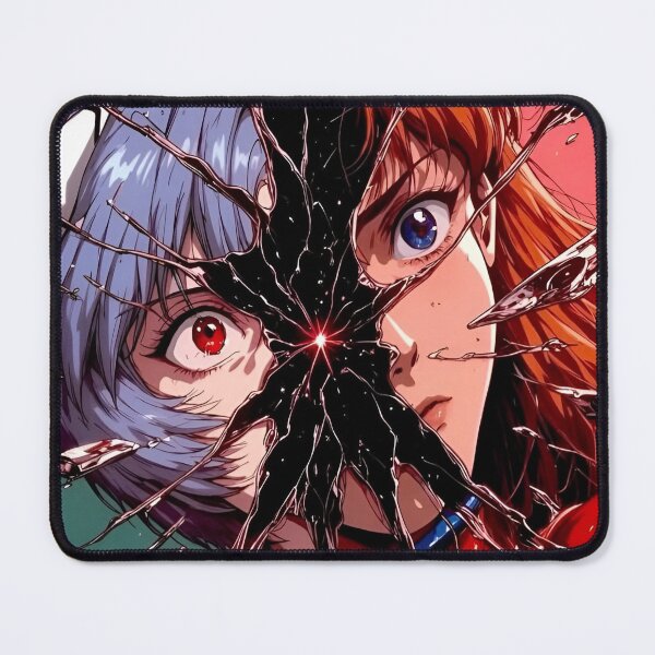 Item preview, Rei Ayanami & Asuka Langley Broken Reality | Evangelion Anime Art designed and sold by Dyan4.