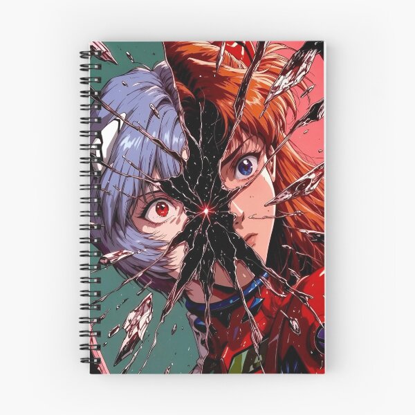 Item preview, Rei Ayanami & Asuka Langley Broken Reality | Evangelion Anime Art designed and sold by Dyan4.