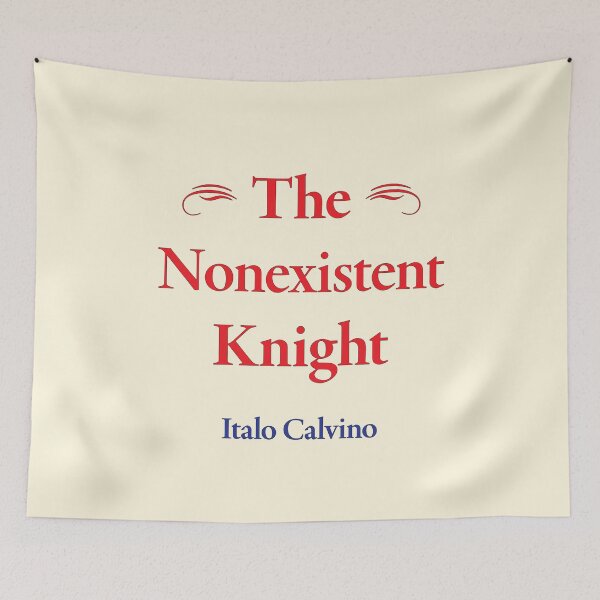 Item preview, Italo Calvino, The Nonexistent Knight designed and sold by CharlottePlaceArt.