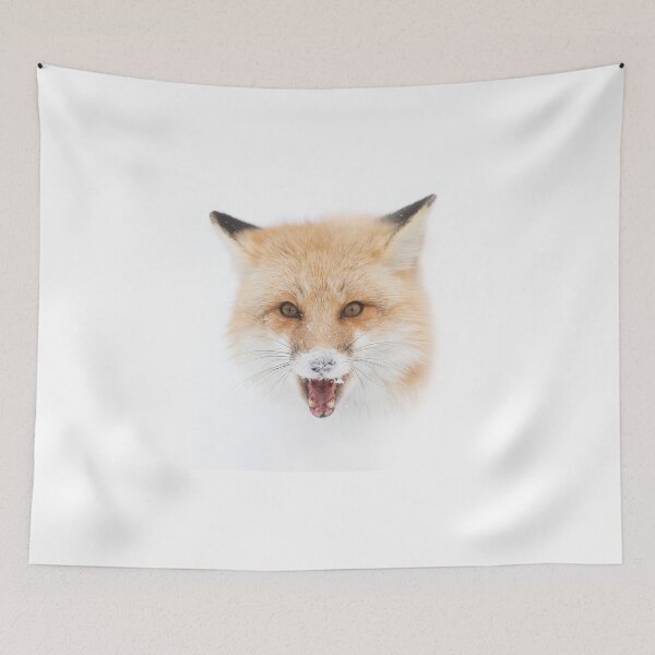 Item preview, Red Fox snow face  - Algonquin Park designed and sold by James Cumming.