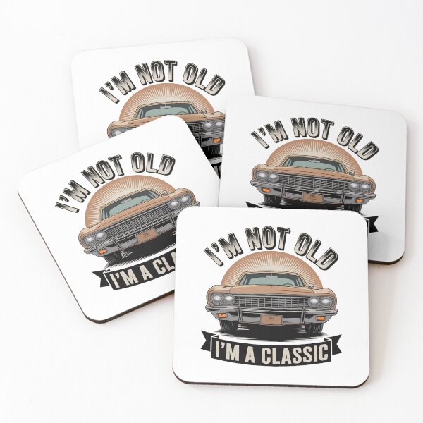 Item preview, I’m Not Old I’m A Classic - Vintage Car Design Retro Muscle Car Graphic designed and sold by ArcticFoxStudio.