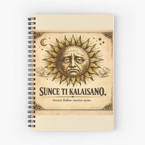 Item preview, Sunce Ti Kalaisano – Vintage Balkan Reaction Meme designed and sold by InnerwayStudio.