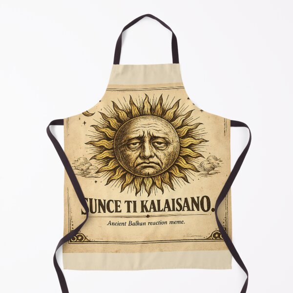 Item preview, Sunce Ti Kalaisano – Vintage Balkan Reaction Meme designed and sold by InnerwayStudio.