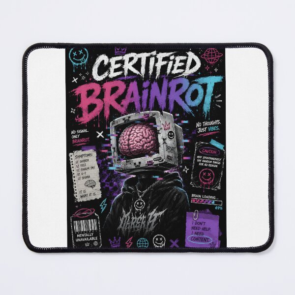 Item preview, Certified Brainrot Meme designed and sold by DCdigitalgrowth.