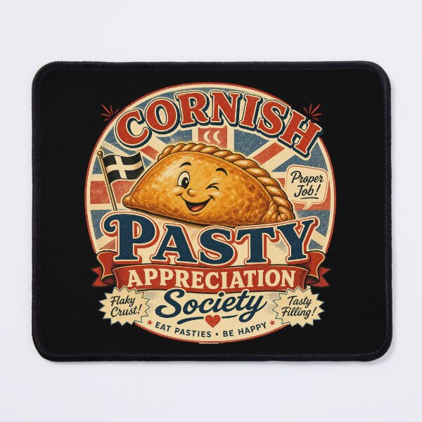 Item preview, Cornish Pasty Appreciation Society – Funny British Food designed and sold by MeatyTees.