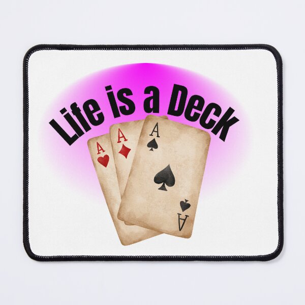 Item preview, Life Is Deck -Poker Cards Aesthetic Design designed and sold by Palette-Vibes.