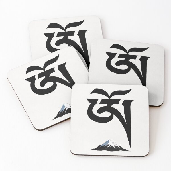 Item preview, Tibetan Om Symbol Mount Kailash Art designed and sold by bocai1994.
