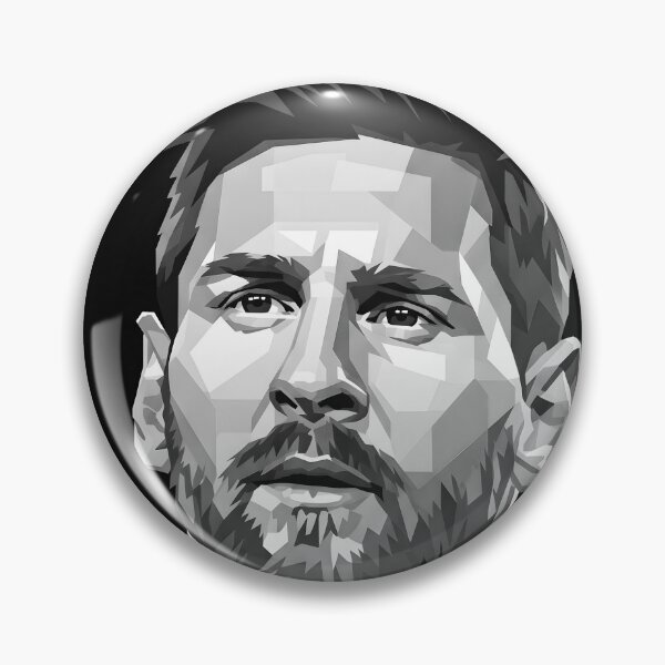 Item preview, Messi grayscale  designed and sold by Japanese art.