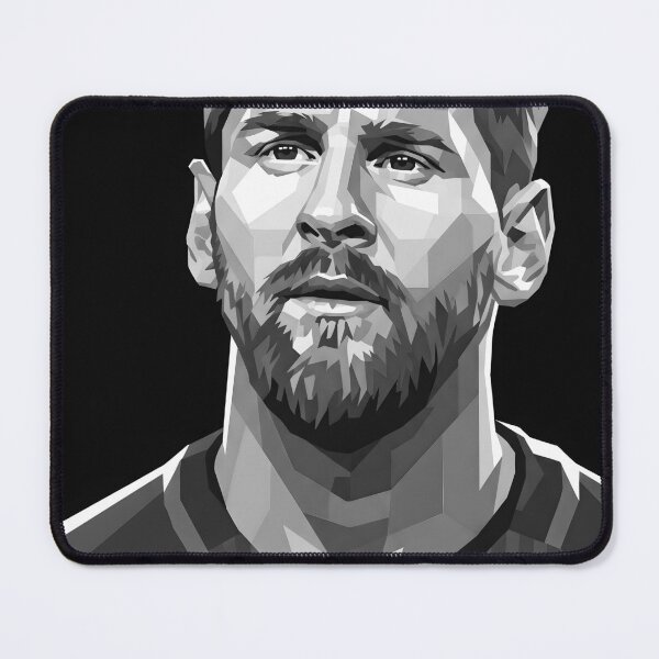 Item preview, Messi grayscale designed and sold by Japanese art.