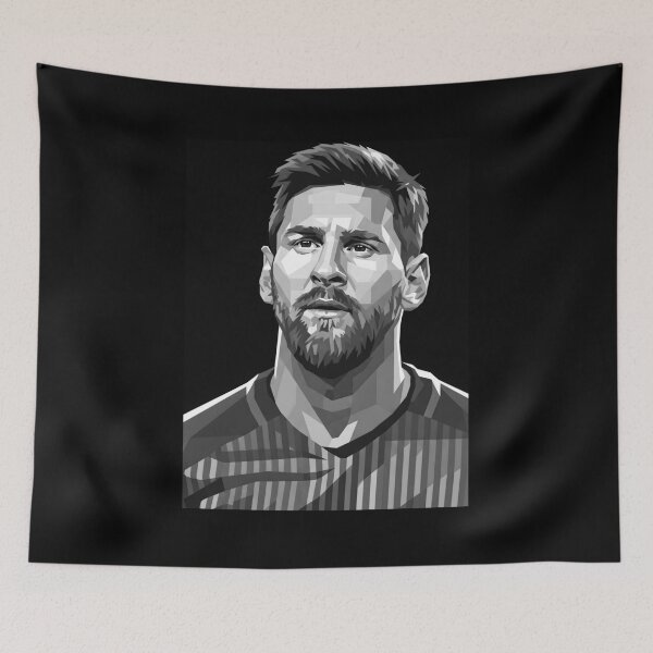 Item preview, Messi grayscale  designed and sold by Japanese art.