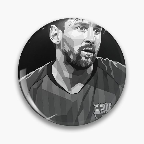 Item preview, Messi grayscale  designed and sold by Japanese art.