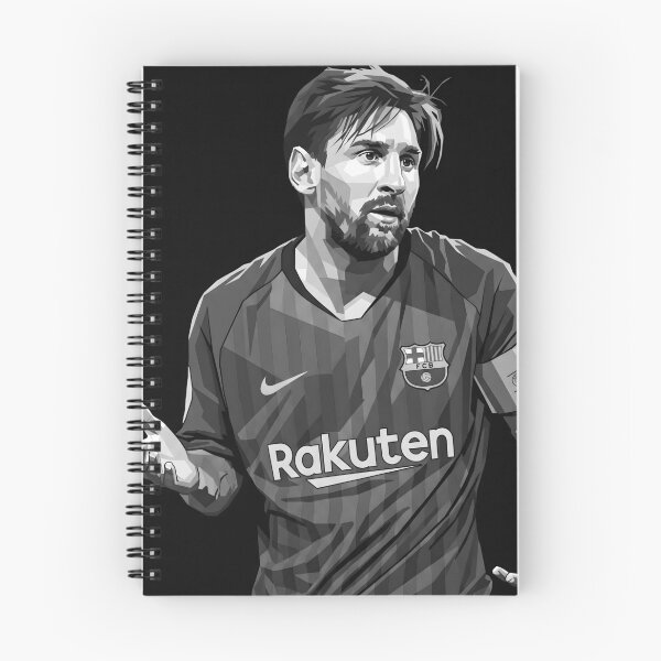 Artikelvorschau, Messi Graustufen entworfen und verkauft von Japanese art.