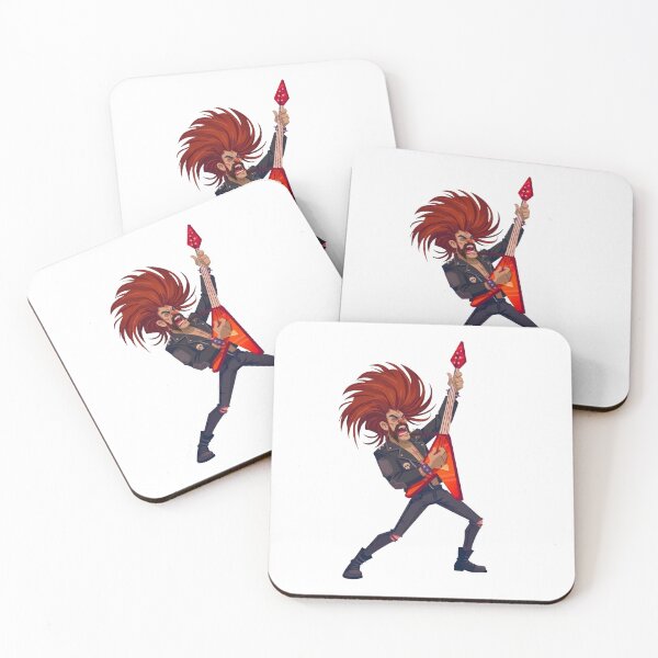 Item preview, Heavy Metal Rocker Guitarist Cartoon designed and sold by IYI.