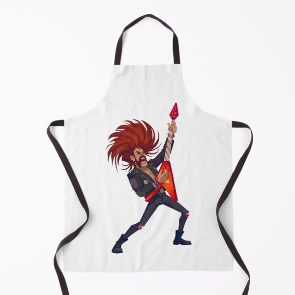 Item preview, Heavy Metal Rocker Guitarist Cartoon designed and sold by IYI.