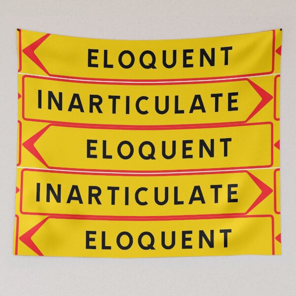 Item preview, Eloquent vs. Inarticulate designed and sold by ALF2023.