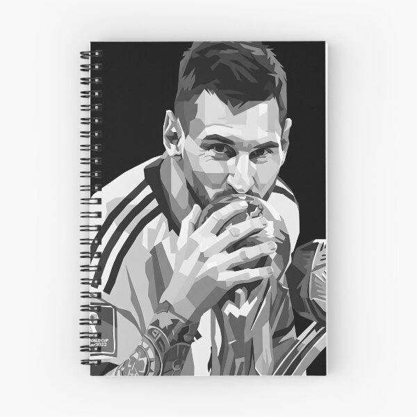 Artikelvorschau, Messi Graustufen entworfen und verkauft von Japanese art.