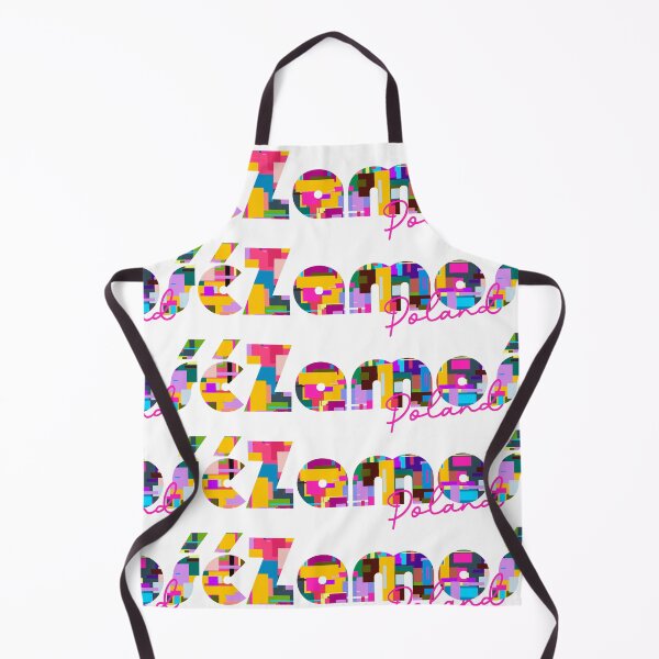 Item preview, Zamość, Poland, Vibrant Abstract City Typography Art designed and sold by Wanderful-roads.