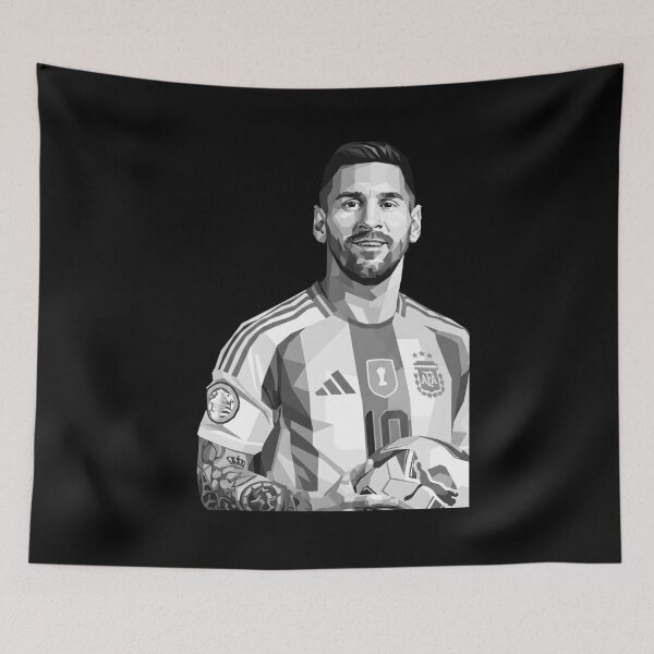 Item preview, Messi grayscale  designed and sold by Japanese art.