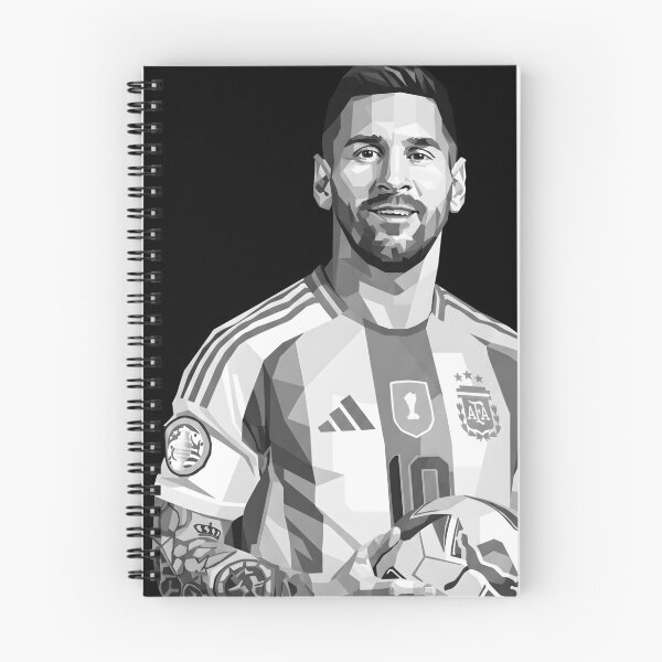 Item preview, Messi grayscale  designed and sold by Japanese art.