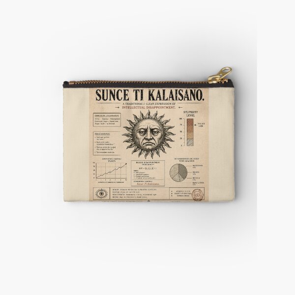 Item preview, Sunce Ti Kalaisano – Balkan Intellectual Disappointment Chart designed and sold by InnerwayStudio.