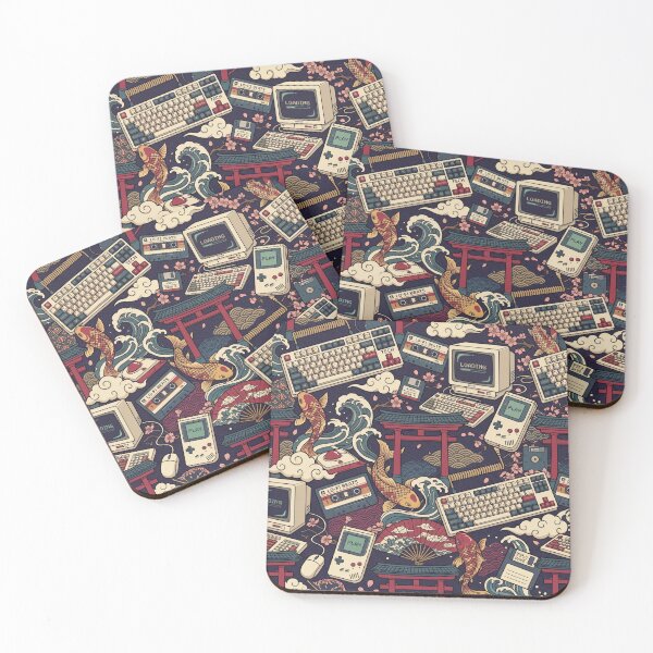 Item preview, Neo Traditional Japanese Tech Pattern designed and sold by Quipzzy.