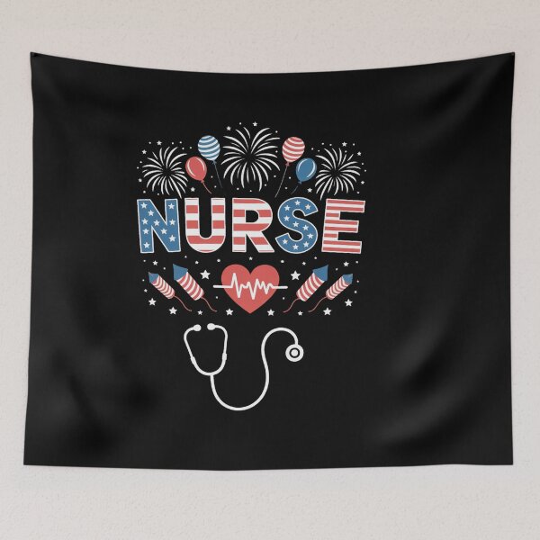 Item preview, 4th of July Nurse American Flag Fourth of July Nurse designed and sold by TyraYoung.