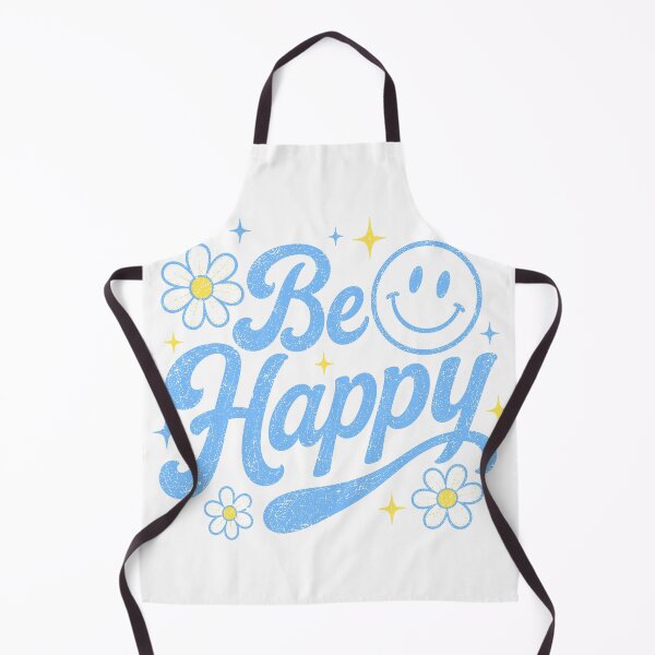 Item preview, Be Happy Floral Retro Smile designed and sold by wesdesignshop.